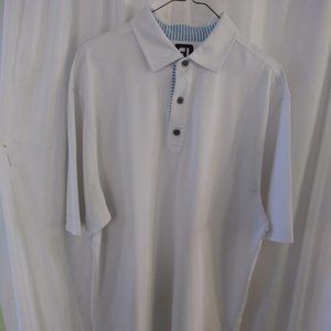 FOOTJAY FJ MENS ATHLETIC POLO SHIRT SIZE L